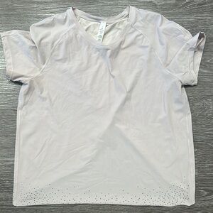 Cute Light Pink Yoga/Pilates Cover Top